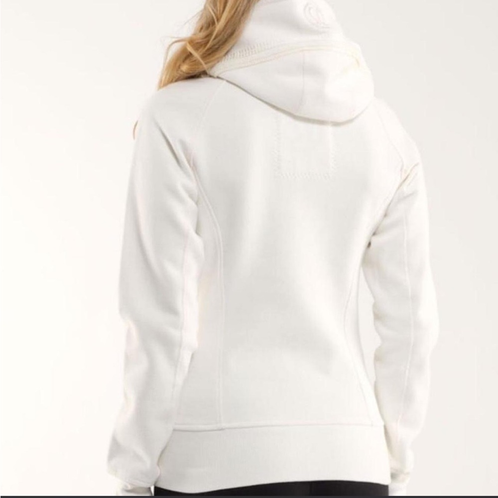 Lululemon White Scuba Hoodie - Picture 6 of 11